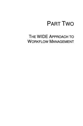 Database Support for Workflow Management