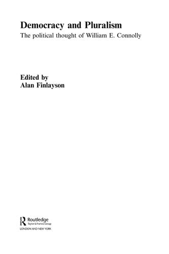 Democracy and pluralism