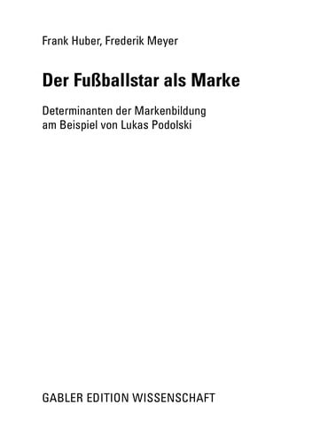 Der Fussballstar als Marke