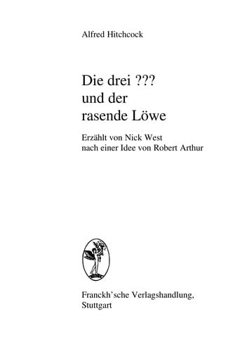 Die drei ??? [Fragezeichen] und der rasende Löwe