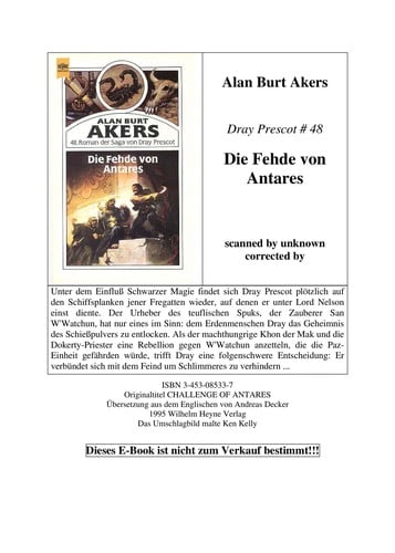 Die Fehde von Antares