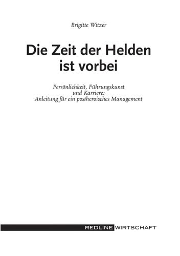 Die Zeit der Helden ist vorbei