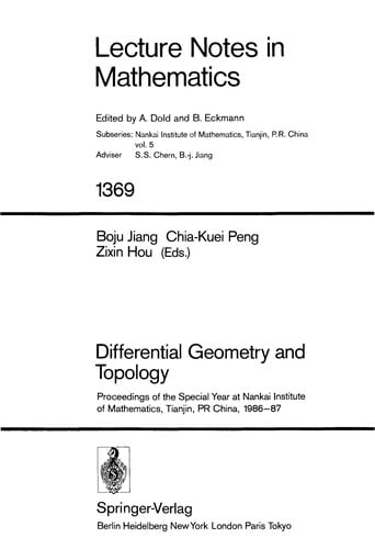 Differential geometry and topology