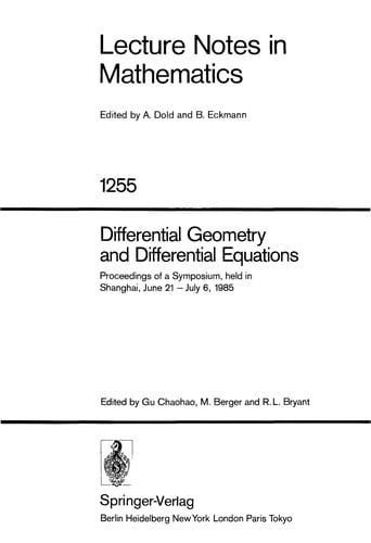 Differential Geometry and Differential Equations