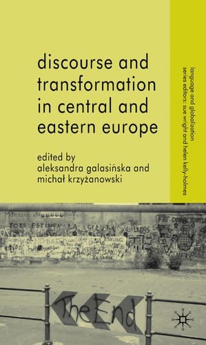 Discourse and transformation in Central and Eastern Europe