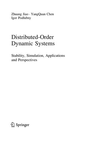 Distributed-Order Dynamic Systems
