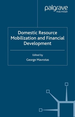 Domestic resource mobilization and financial development