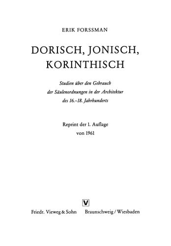 Dorisch, Jonisch, Korinthisch