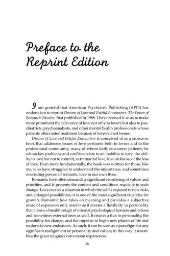 Dreams of love and fateful encounters