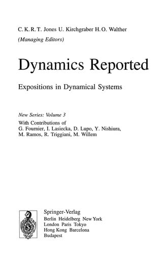 Dynamics Reported, Vol. 3 New Series