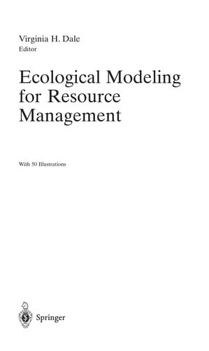 Ecological modeling for resource management