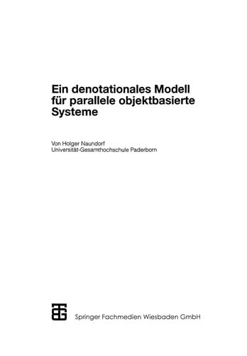 Ein denotationales Modell für parallele objektbasierte Systeme