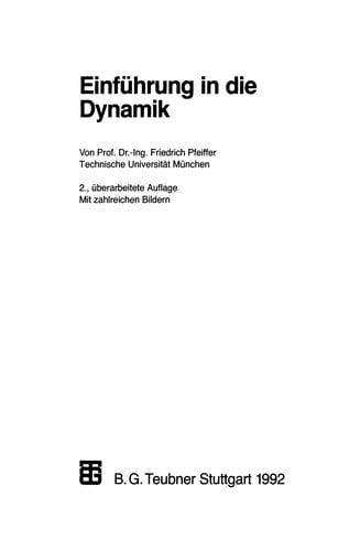Einführung in die Dynamik