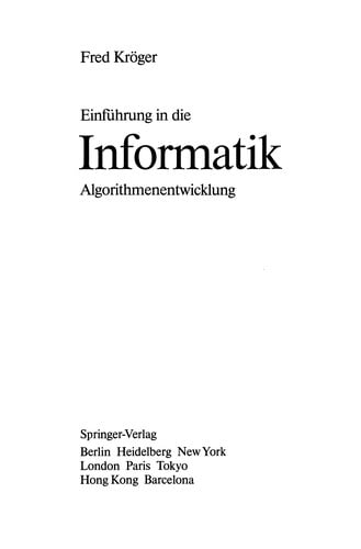 Einführung in die Informatik