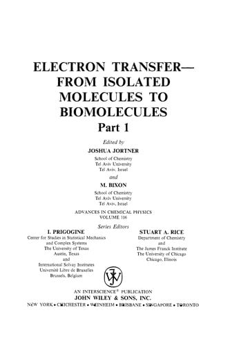 Electron transfer- from isolated molecules to biomolecules