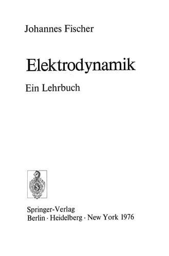 Elektrodynamik