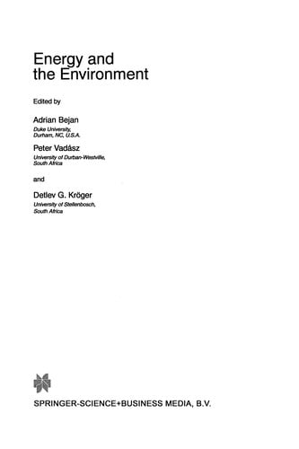 Energy and the Environment