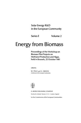 Energy from Biomass