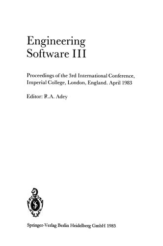 Engineering Software III
