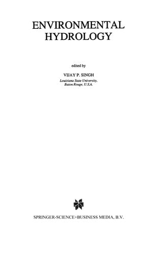 Environmental Hydrology