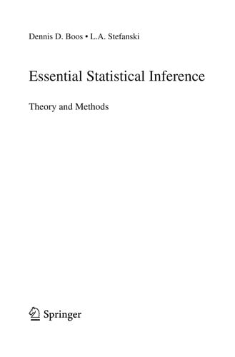 Essential Statistical Inference