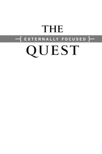 The externally focused quest
