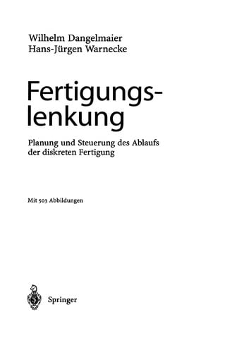 Fertigungslenkung