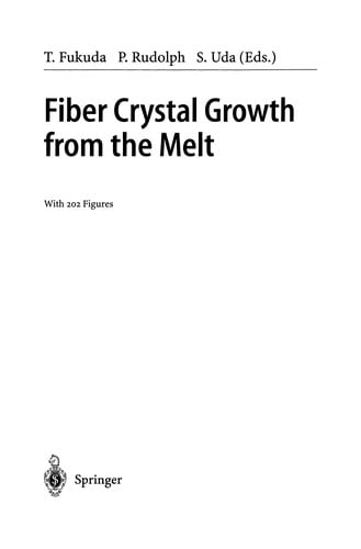 Fiber Crystal Growth from the Melt