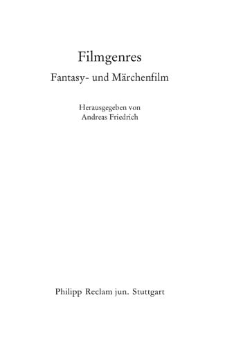 Fantasy- und Märchenfilm