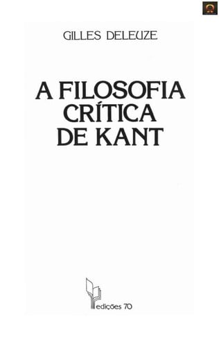 FILOSOFIA (A) CRÍTICA DE KANT -