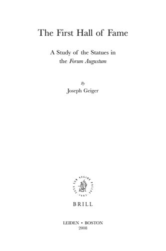 The first hall of fame