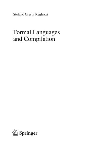 Formal languages and compilation