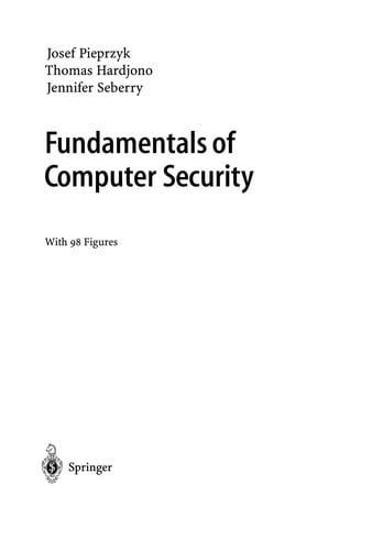 Fundamentals of Computer Security