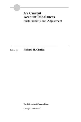 G7 current account imbalances