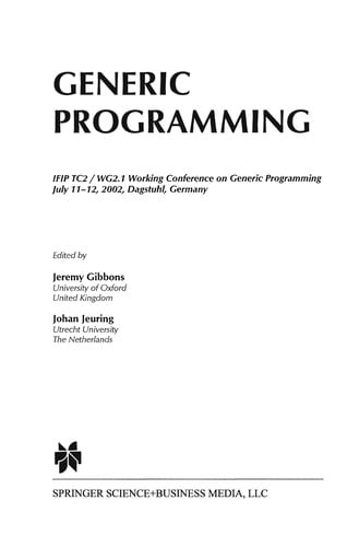 Generic Programming