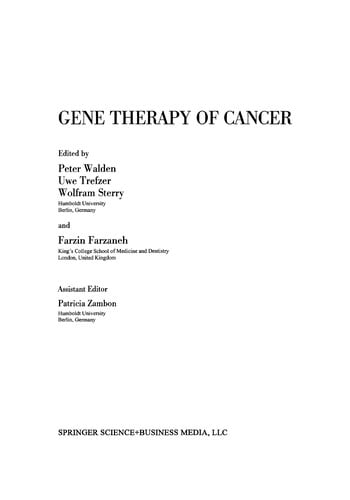 Gene therapy of cancer