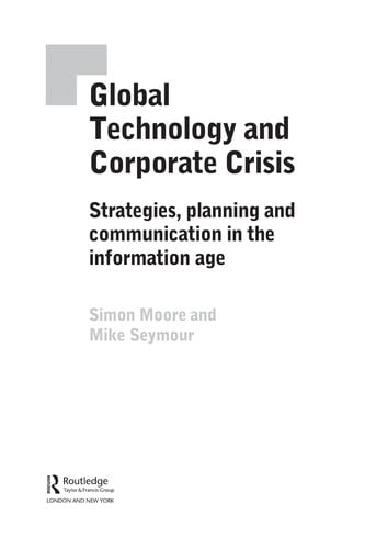 Global technology and corporate crisis