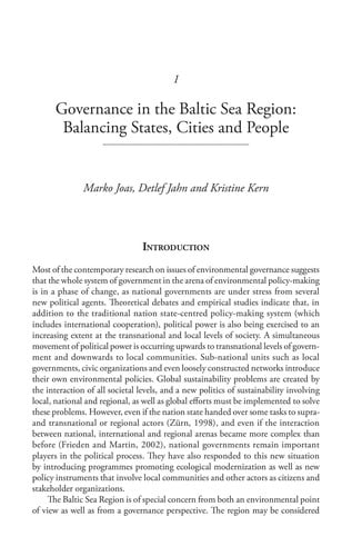 Governing a common sea