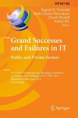 Grand Successes and Failures in IT. Public and Private Sectors