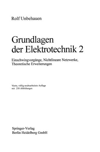 Grundlagen der Elektrotechnik