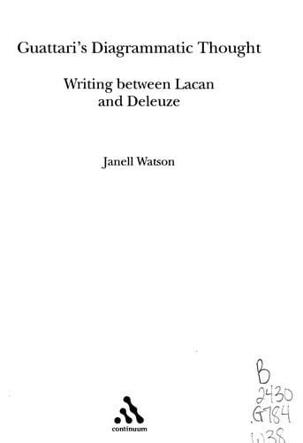 Guattari's diagrammatic thought