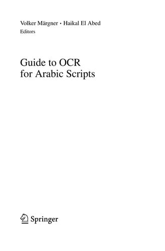 Guide to OCR for Arabic Scripts