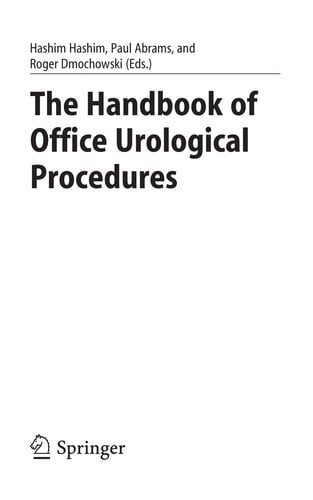 The handbook of office urological procedures