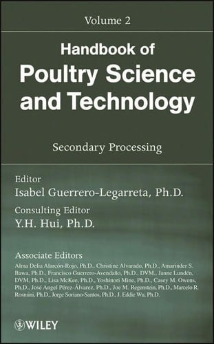 Handbook of poultry science and technology