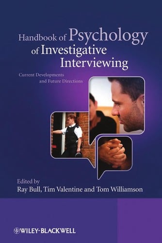 Handbook of psychology of investigative interviewing