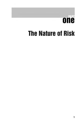 The handbook of risk