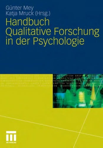 Handbuch qualitative Forschung in der Psychologie