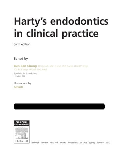 Harty's endodontics in clinical practice