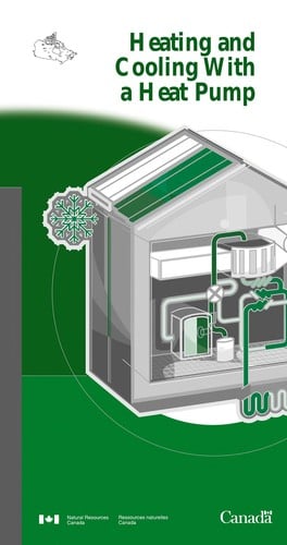 Heating and cooling with a heat pump