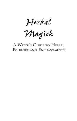 Herbal magick